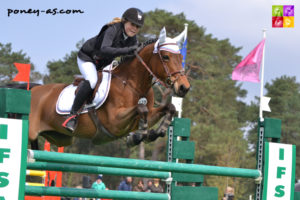 1er. Agathe Line (Fra) et Olabelle de Berce - ph. Poney As